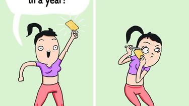 Komik Lucu Tipe Tipe Cewek Di Tempat Fitnes Fimela Fimela Com