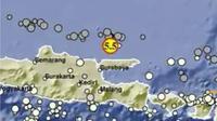 Gempa Bangkalan. (Liputan6.com/ Dok BMKG)