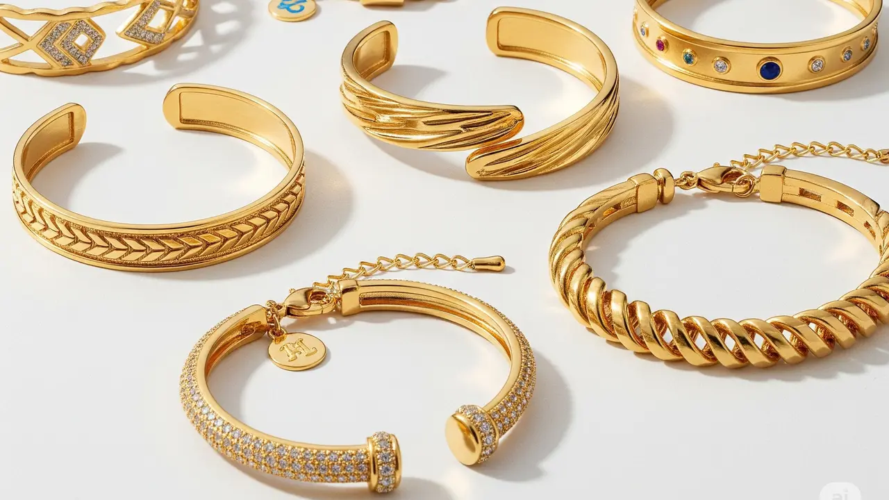 Model Gelang Emas 420 Terbaru.