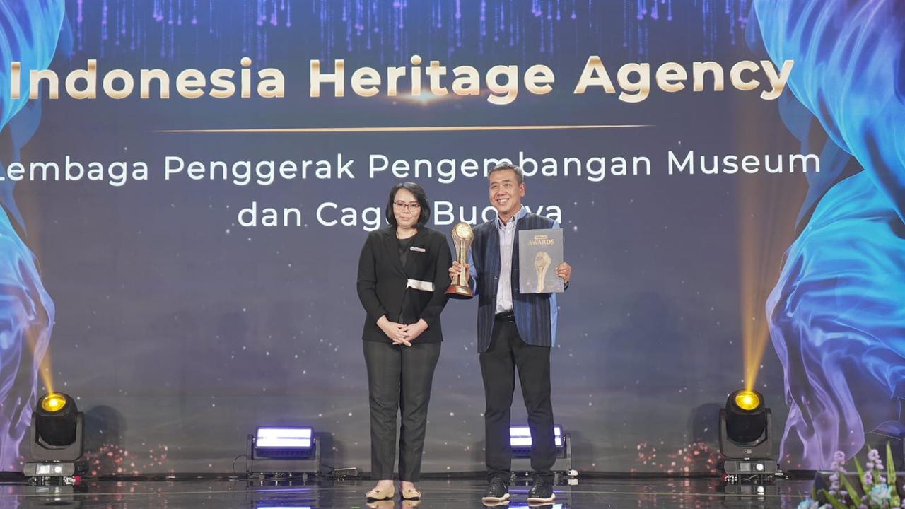 Indonesian Heritage Agency (IHA) di bawah naungan Kementerian Pendidikan, Kebudayaan, Riset dan Teknologi (Kemendikbudristek) berhasil mendapatkan penghargaan.