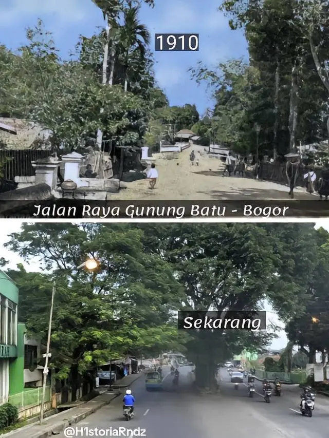 9 Potret Perbandingan Suasana Bogor Tempo Dulu dan Sekarang, Kota Hujan yang Selalu Hijau