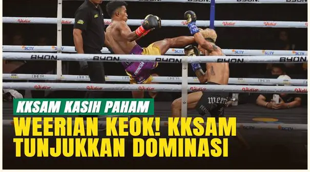 Kksam tampil penuh percaya diri dan sukses kasih paham Weerian di laga bergengsi ini. Aksi demi aksi yang ditampilkan bikin penonton terpukau, sekaligus membuktikan bahwa Kksam masih jadi salah satu yang terbaik.
