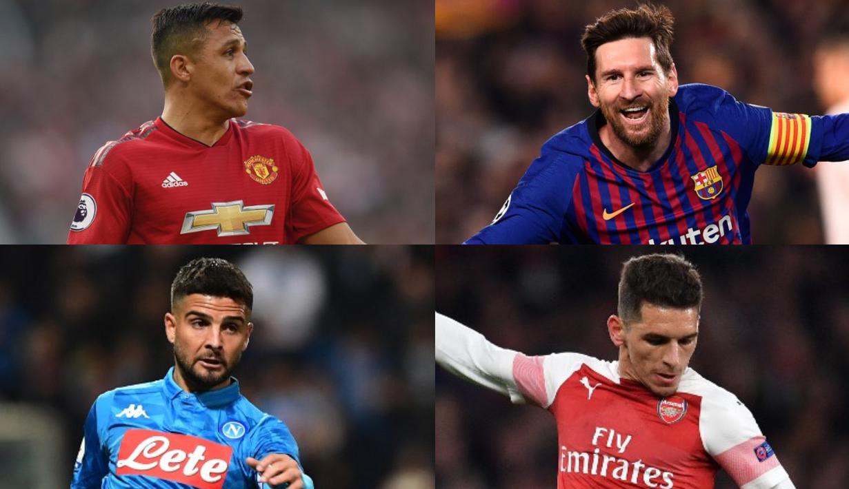 Dulu memiliki postur tubuh mungil menjadi kendala pesepak bola dan mengembangkan kariernya di pentas dunia. Namun di era sepak bola sekarang, para pemain mungil tersebut kerap menjadi pemain penting yang sukses di klub masing-masing. (Kolase Foto AFP)