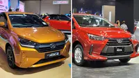Daihatsu Ayla dan Toyota Agya terbaru (Otosia.com/Arendra Pranayaditya)