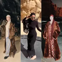 Gaya Bunga Citra Lestari Kenakan Hijab Turban saat Berkunjung ke Al Ula. [@itsmebcl]