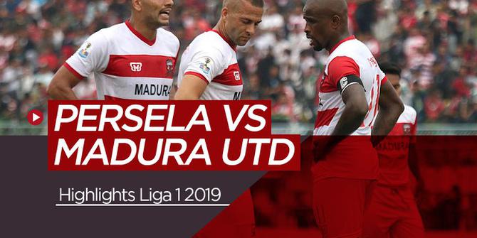 VIDEO: Highlights Liga 1 2019, Persela Vs Madura United 1-5