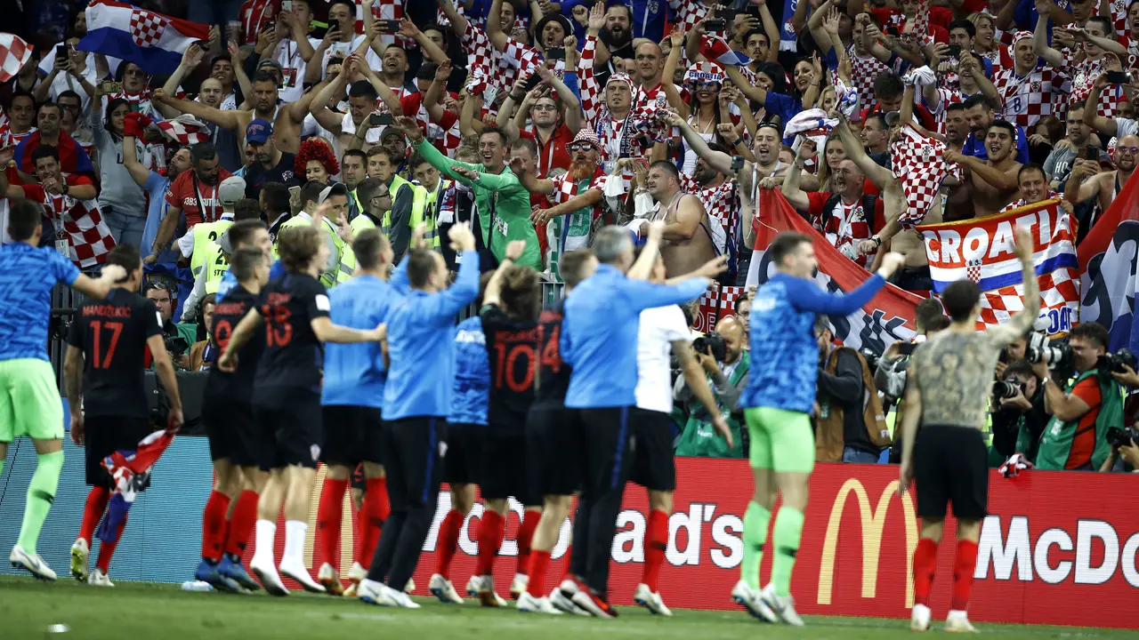 Pesta Bola Rusia, Piala Dunia 2018, Kroasia, Inggris