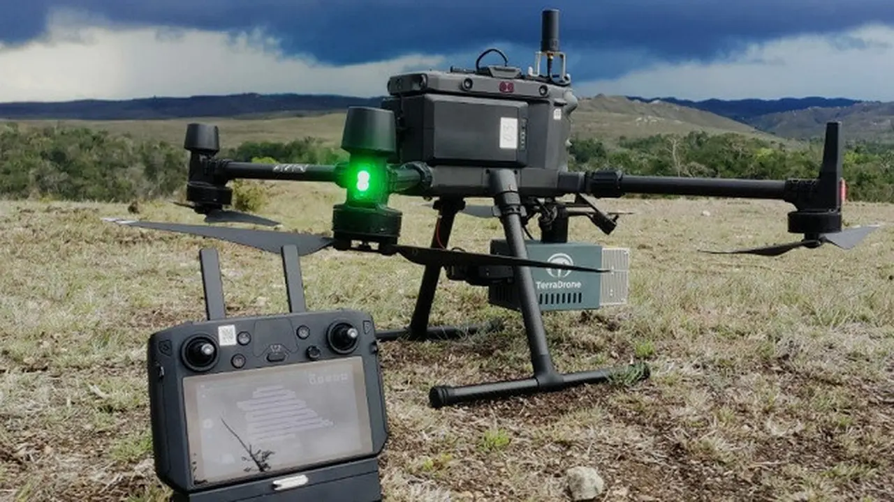 Teknologi drone Terra LiDAR One (Dok. Terra Drone Indonesia)