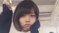 Apa jadinya bila wajah cantik ini didapatkan oleh seorang siswa SMA di Jepang? (twitter/@ginsyamu)
