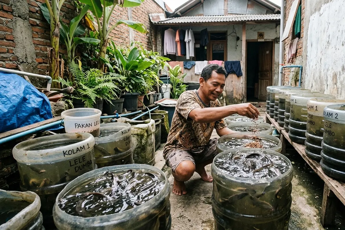 Kenapa Ternak Lele di Galon Bekas Cepat Mati