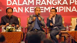 Pertemuan yang dihadiri ratusan bupati dan walikota ini secara khusus menegaskan penolakan mekanisme Pilkada melalui DPRD, Jakarta, (11/9/14). (Liputan6.com/Panji Diksana)