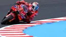 The Baby Alien punya peluang besar untuk memastikan gelar juara dunia ketujuh di kelas utama MotoGP pada akhir pekan ini. (TOSHIFUMI KITAMURA/AFP)
