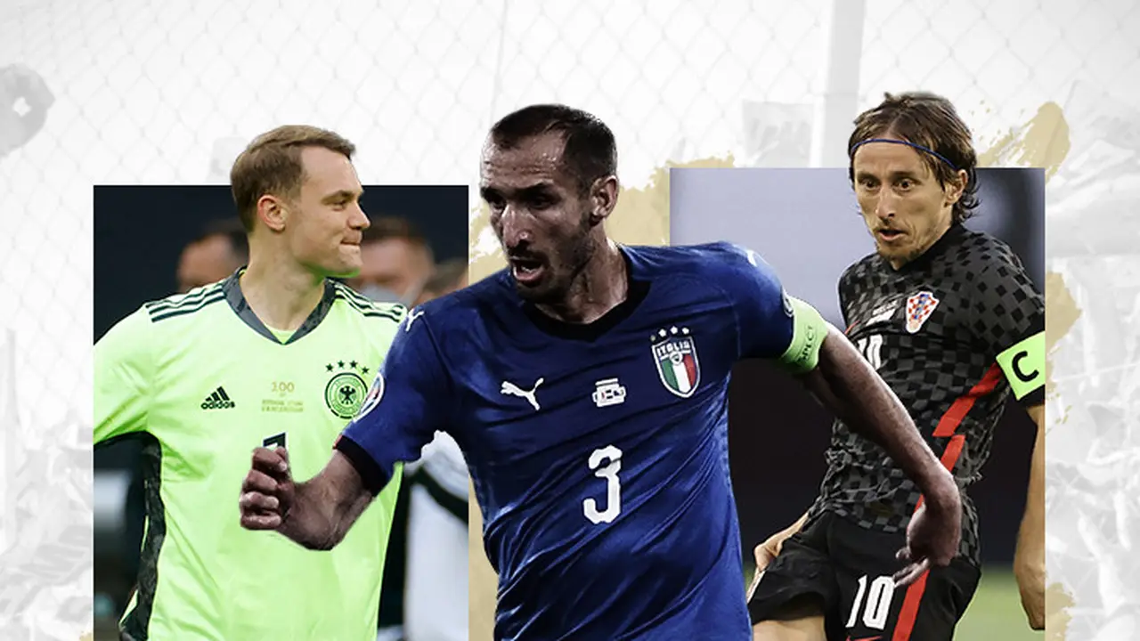 Manuel Neuer, Giorgio Chiellini dan Luka Modric