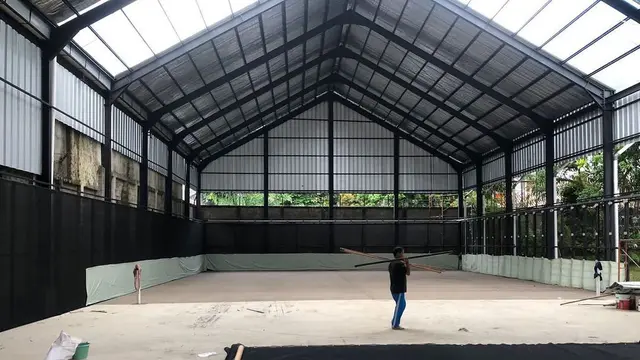 Raffi Ahmad dan Nagita Slavina punya lapangan tenis (Instagram/raffinagita1717)