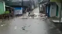Banjir rendam puluhan rumah di Kecamatan Bojonggede, Kabupaten Bogor. (Liputan6.com/Achmad Sudarno)