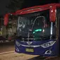 Bus Arema FC Rusak Dilempar Batu
