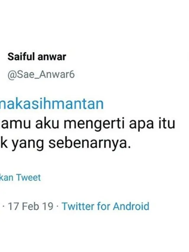 terimakasih mantan (foto: @Sae_Anwar6)