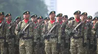 Jaga Sejarah Panjang, Kostrad Salatiga Ramaikan Upacara HUT ke-79 TNI