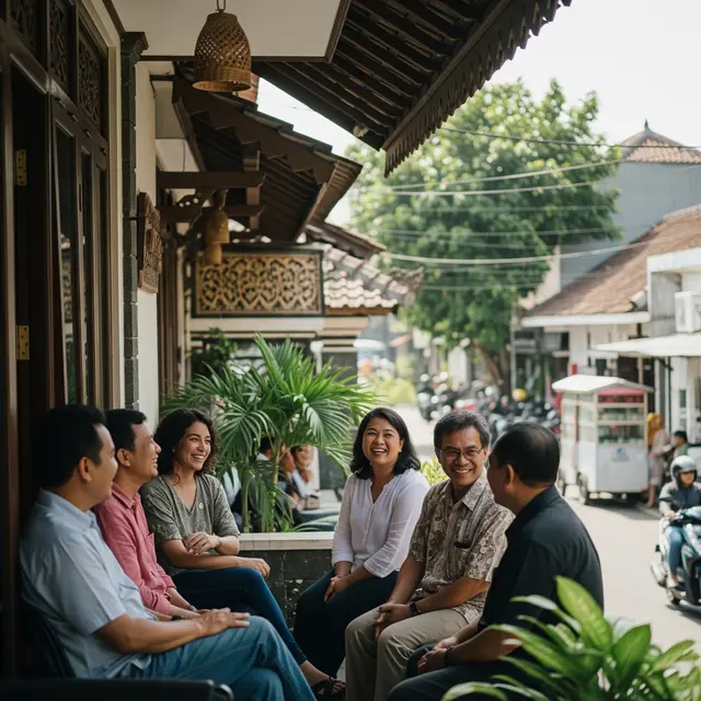 Interaksi Sosial (AI Generated)