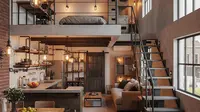 8 Desain Rumah 3x5 Mezzanine Terbaru 2025, Fungsional &amp; Kekinian untuk Lahan Terbatas