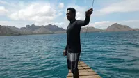 M.Taher si 'Kapten Gila' dari Pulau Komodo (Liputan6.com / Harun Mahbub)