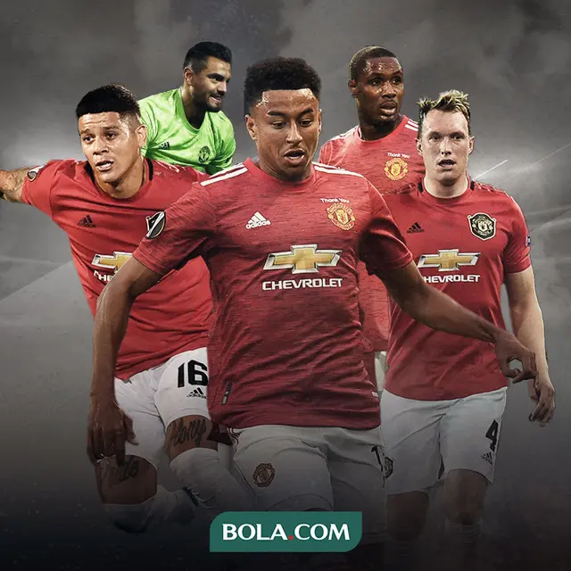 Sergio Romero, Phil Jones, Marcos Rojo, Jesse Lingard, Odion Ighalo