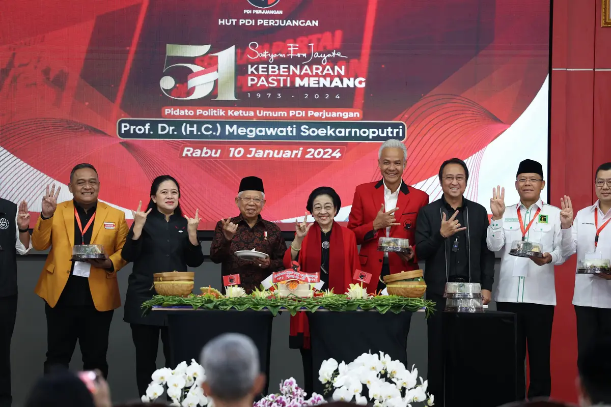 Ketua Umum DPP PDI Perjuangan (PDIP) Megawati Soekarnoputri