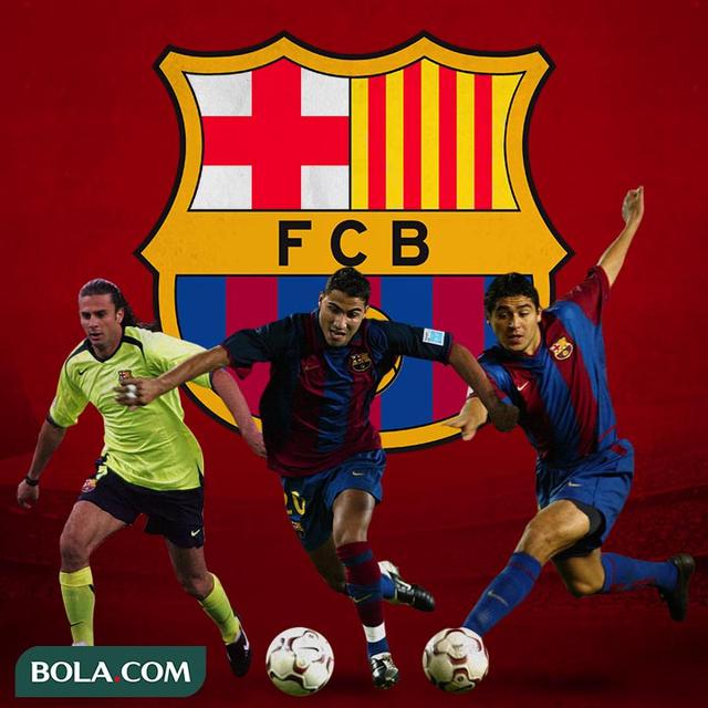 Barcelona - Thiago Motta, Ricardo Quaresma, Juan Roman Riquelme