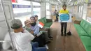 Tidak hanya di Bogor, kegiatan serupa juga dilakukan juga di Stasiun lain, seperti Manggarai hingga Jakarta Kota. (merdeka.com/Arie Basuki)
