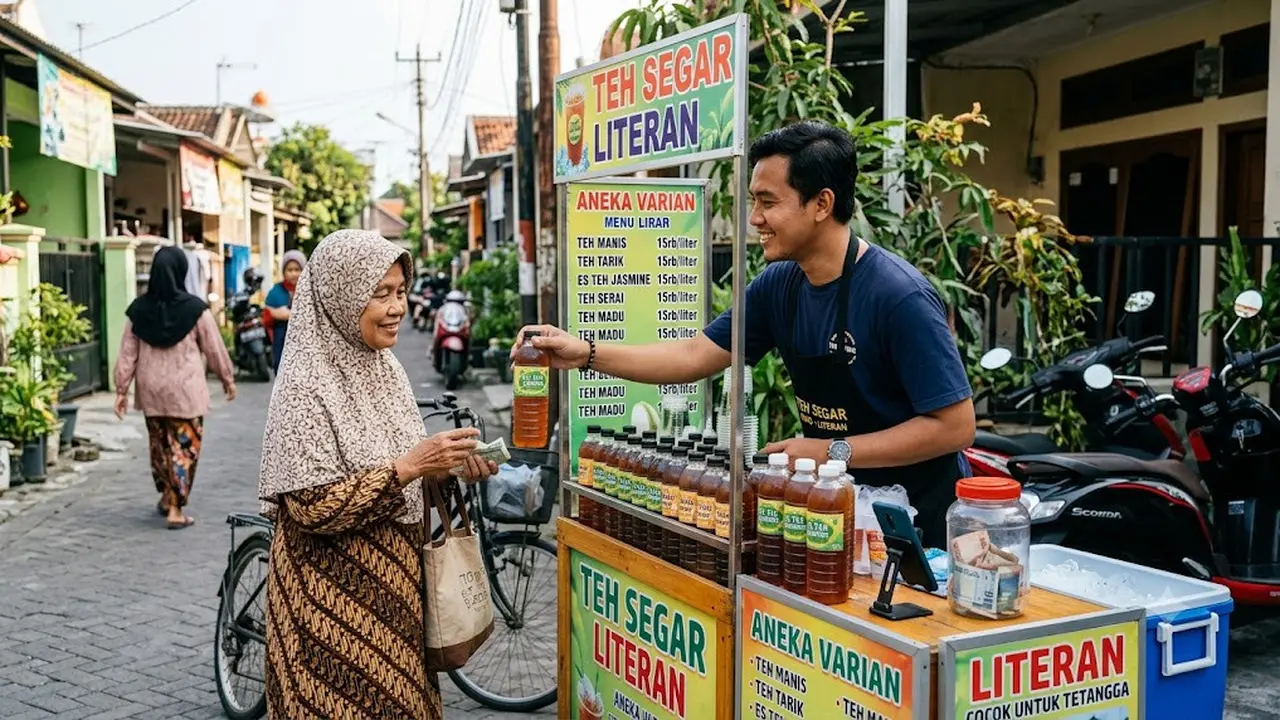 Ide Jualan Minuman Literan untuk Tetangga Sekitar