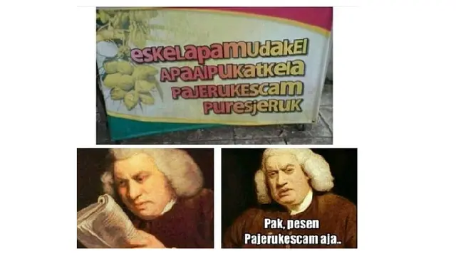10 Spanduk Jualan Super Kocak ini Bikin Fokus Buyar