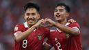 <p>Pemain Timnas Indonesia, Pratama Arhan (kanan) melakukan selebrasi bersama&nbsp;Witan Sulaiman saat melawan Timnas Kamboja dalam laga Grup A Piala AFF 2022 di Stadion Utama Gelora Bung Karno, (SUGBK), Jumat (23/12/2022). (Bola.com/Bagaskara Lazuardi)</p>