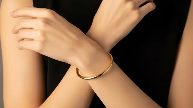 Gelang Choker Model Pipa Tipis