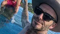 David Beckham mengajak anak-anaknya mengunjungi Bali, berlibur menikmati keindahan di Pulau Dewata. (Instagram/@davidbeckham)