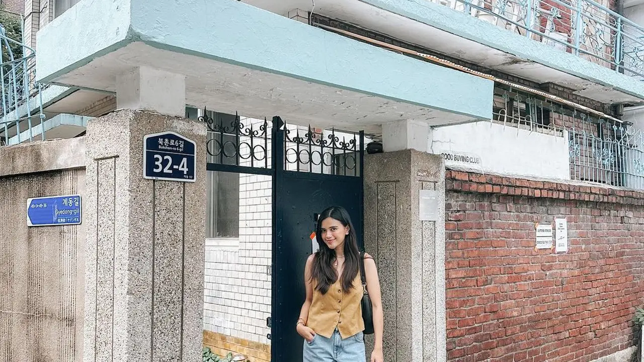 Inspirasi OOTD Audi Marissa saat di Korea Selatan
