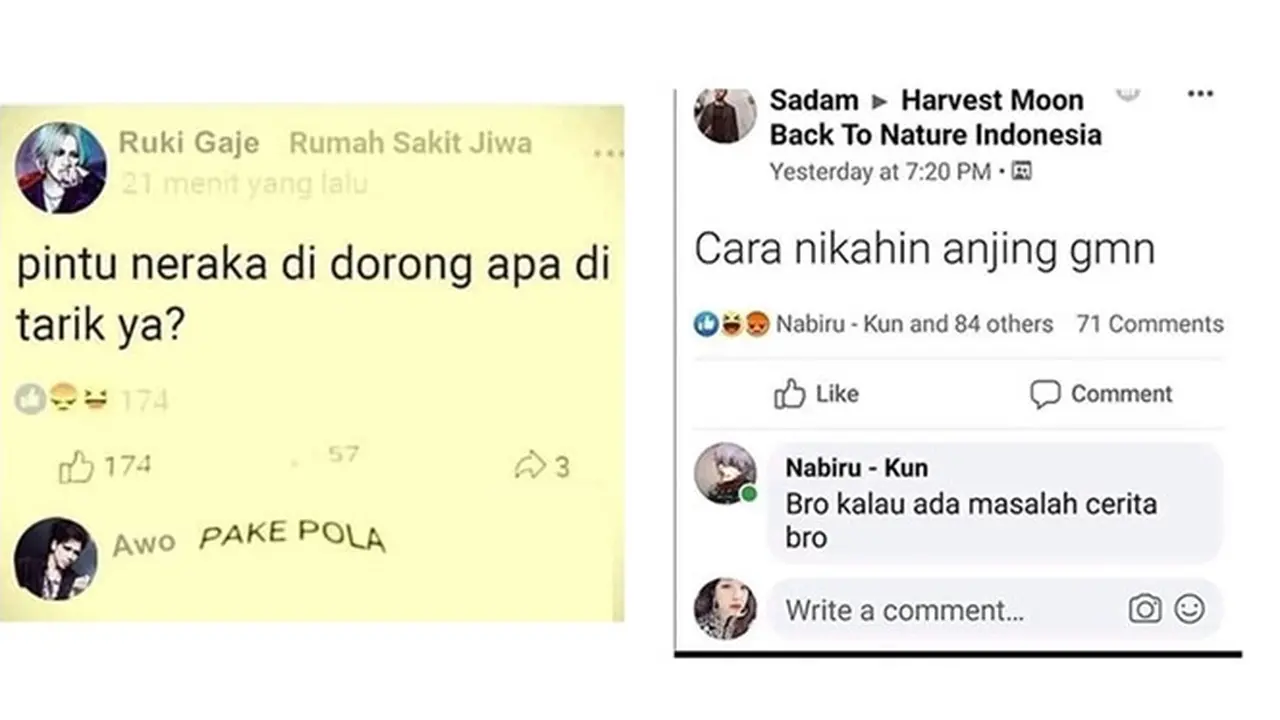 6 Pertanyaan Absurd di Status Facebook Ini Bikin Susah Tahan Tawa
