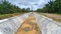 Kementerian PUPR menargetkan bisa pembangunan 500 ribu hektare irigasi dan merehabilitasi 2,5 juta hektare jaringan irigasi hingga 2024. (Dok Kementerian PUPR)