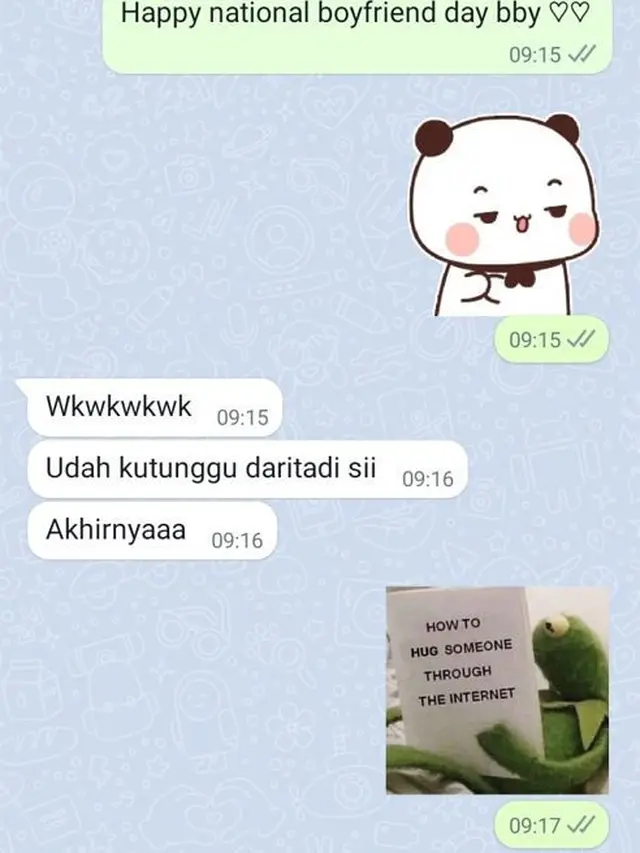 6 Balasan Chat Ucapan Happy National Boyfriend Day Ini Bikin Senyum Sendiri