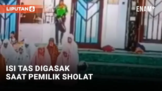 Miris! Oknum Driver Ojol Curi Isi Tas Saat Pemilik Sedang Sholat