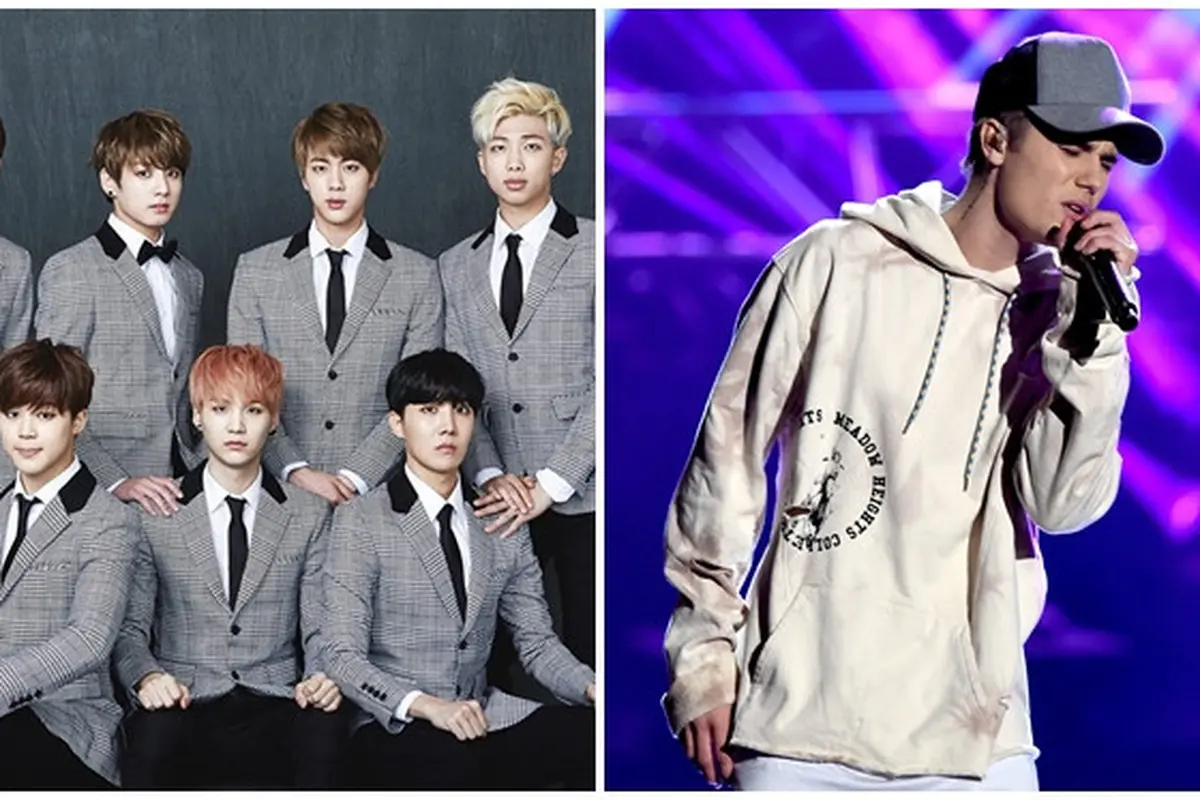 [Bintang] Di Billboard Music Awards 2017, BTS Sejajar dengan Justin Bieber