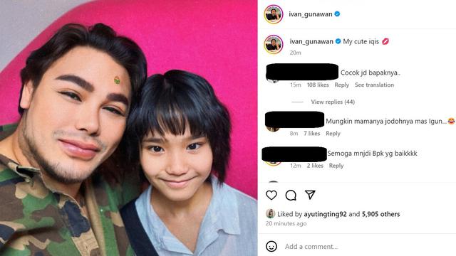 Ivan Gunawan dan Bilqis Anak Ayu Ting Ting