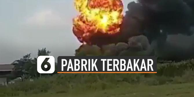 VIDEO: Viral Pabrik Indofood Terbakar