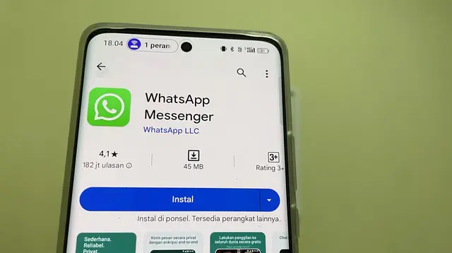 Aplikasi WhatsApp di ponsel Android (Liputan6.com/ Agustin Setyo Wardani)