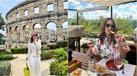 Potret liburan Cinta Laura di Kroasia usai hadiri Festival Film Cannes. (sumber: Instagram/claurakiehl)