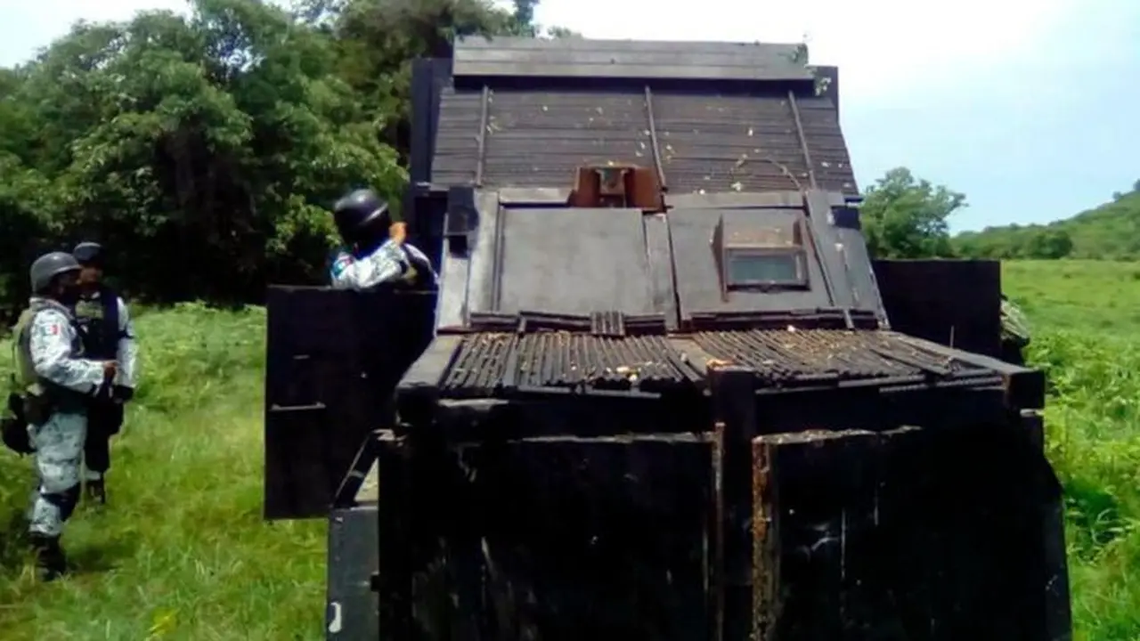 Tank Besi Buatan Kartel Narkoba Meksiko