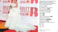 Intip parade gaun terbaik dari Rita Ora hingga Dua Lipa di Brit Award 2018. (Foto: instagram.com/@justjared)