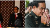 Presiden Jokowi dan PM Thailand Prayut Chan-ocha. (Liputan6.com)