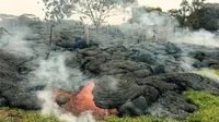 Pihak berwenang memberitahu ribuan warga yang tinggal di jalur lahar letusan Gunung Kilauea di Hawaii agar bersiap mengungsi.