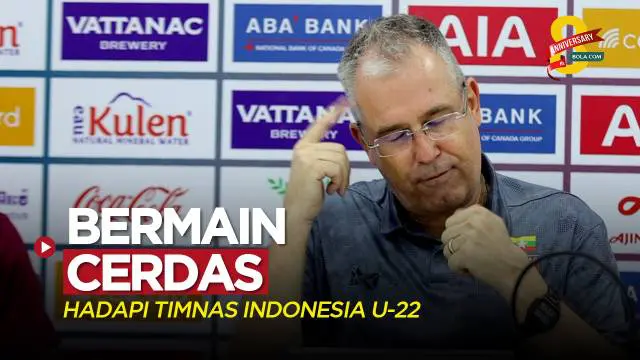 Berita video Pelatih Timnas Myanmar U-22, Michael Feichtenbeiner, mengatakan timnya harus bermain cerdas saat menghadapi Timnas Indonesia U-22 dalam laga keduanya di Grup A sepak bola putra SEA Games 2023, Selasa (2/5/2023).