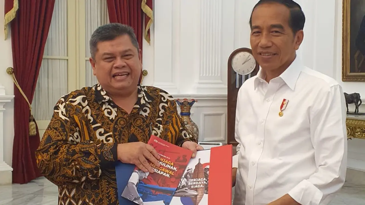 Kepala BPKP Muhammad Yusuf Ateh bersama Presiden Joko Widodo (Jokowi).